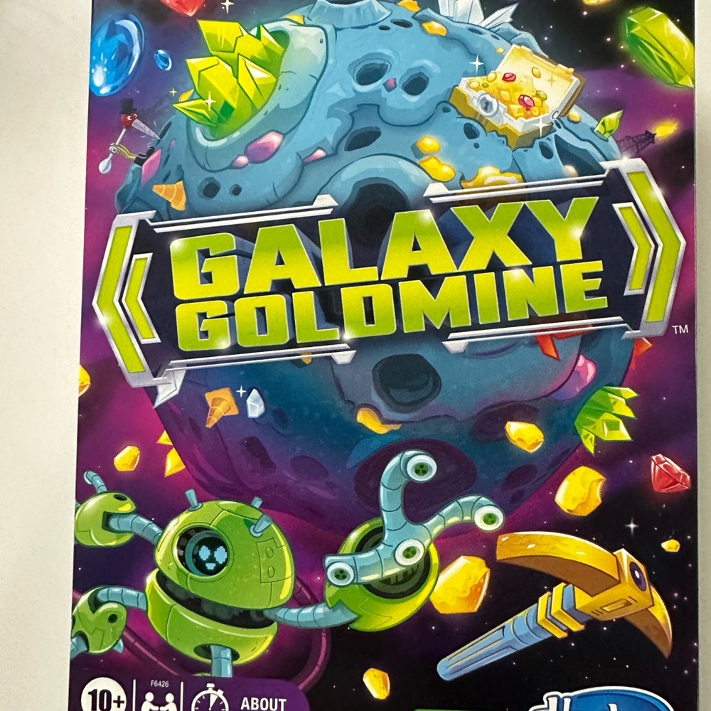 Hasbro Galaxy Goldmine Board Game - Blue, Green, Yellow